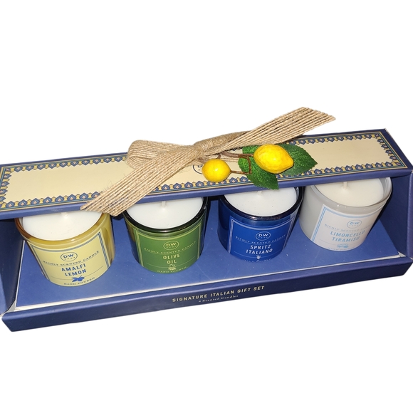 DW Home Italian Candle Gift Set - Yellow, Green, Blue, White - Picture 5 of 6